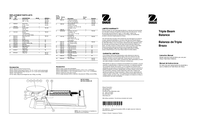 Thumbnail of document Manual - Triple Beam Series, OHAUS Mechanical Balance